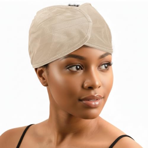 DONNA Satin Hair Wrap Cap for Pixie Cuts, Satin Sleep Cap for Short Hair