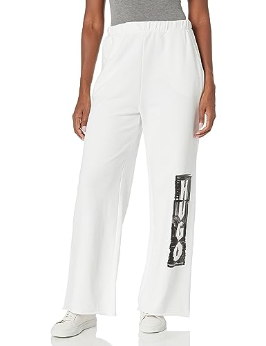 Pantalon de survêtement HUGO femme jogging ample coupe large coton