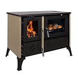 365® Küchenherd Cook Smart beige emailliert 8 kW Gusseisen A+