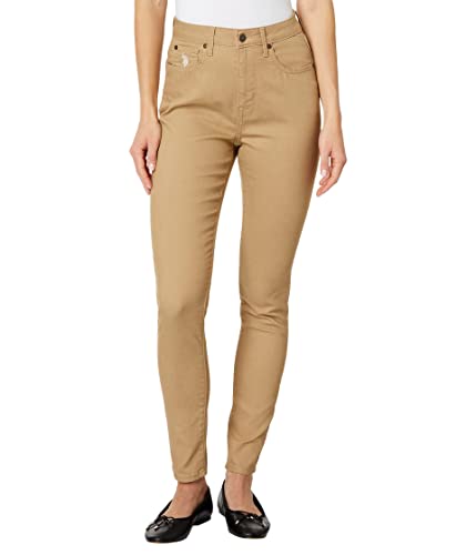 POLO USPA High-Rise Super Skinny Jeans in Khaki Khaki