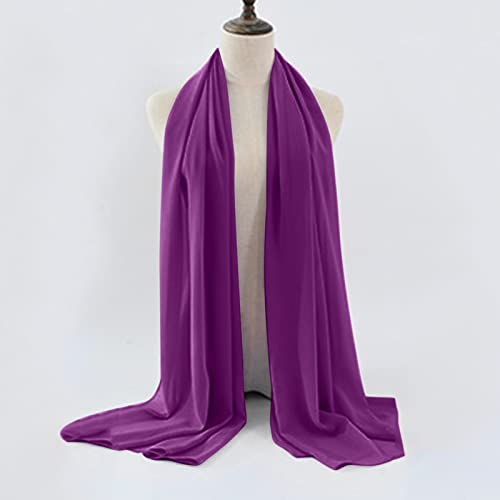 YOLAI Women'S Chiffon Scarf Lightweight Scarves Fashion Floral Print Scarfs Shawl For Ladies Silk Neck Scarves2