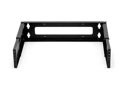 Ares Vision 2U Patch Panel Bracket Wall Mount Rack for 19 Networking Equipment Expandable Depth 9.5 to 15.5 Rack Mount 20lbs Capacity Perfect for Servers Sound & Security Equipment! (2U)