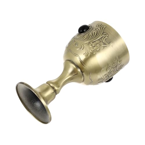 GALPADA Copa De Vino De Aleación Copa De Metal Vintage Mini Cáliz De Para Decoración De Mesa