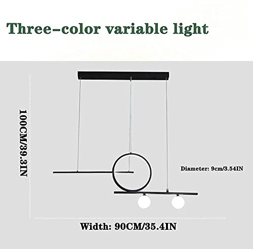 Suspension LED minimaliste moderne au design géométrique pour un intérieur raffiné
