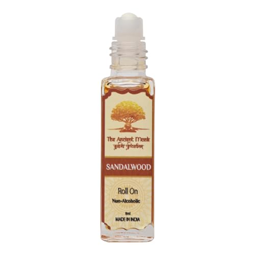 Image of Roll-On | 100% Natural Alcohol-Free Perfume Oil | Long-Lasting Unisex Fragrance | Ayurvedic Perfume for Men & Women - 8 ml (Sandalwood)