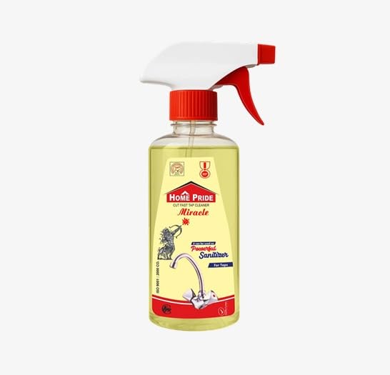Home Pride Tap Cleaner & Limescale Remover - 500ml | Removes water stains and everyday dirt Helps restore shine on taps and fixtures Suitable for bathroom and kitchen cleaning .1-image-4