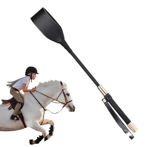 Koprek 33cm Horse Riding Crop, Non-Slip Design Horse Whip, Lightweight Crop Riding Whip, Meet Various Equestrian Needs, Ideal for Horseback Riding, Horse Jumping Racing and Training