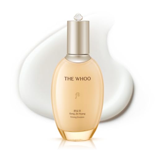 THE WHOO Gongjinhyang Firming Emulsion | Lightweight Anti-Aging Lotion with Glycoprotein & Arginine | Enhances Elasticity & Skin Resilience