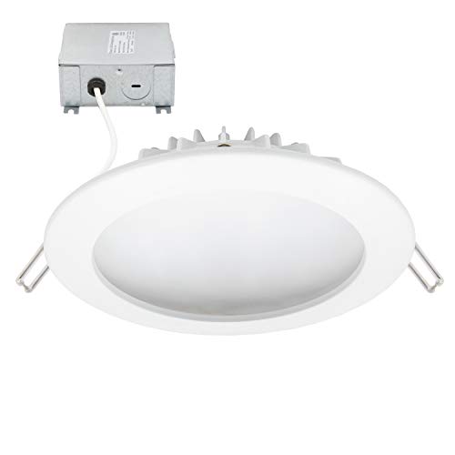 Maxxima Luvoni 6 In. 4000K Slim Deep Recessed Led Indirect Downlight, Ic Rated, 920 Lumens, Neutral White #TOP16