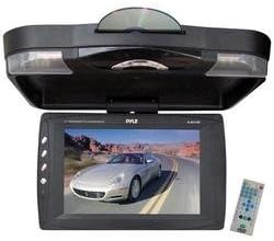 PYLE PLRD133F 12.1-Inch Roof Mount TFT LCD Monitor with Built-In DVD Player