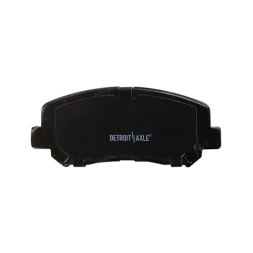 Image of Detroit Axle - Front Brake Pads for 2015-2017 Chrysler 200, 2014-2022 Jeep Cherokee, Ceramic Brake Pads 2016 2018 2019 2020 2021 Replacement