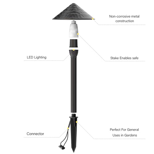 Malibu C LED Low Voltage Landscape Lighting, Pathway Lights Dual Use 1 Watt Non-Corrosive Metal Garden Light for Driveway, Yard, Lawn, Pathway, Garden 8406-9111-01 - Thumbnail 5