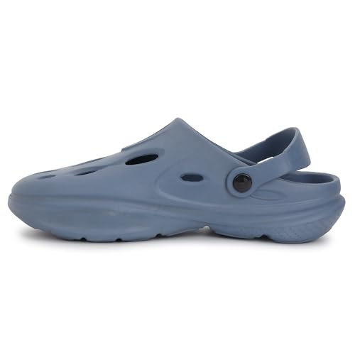 Image of CHUPPS Gator Clogs for Men | Lightweight EVA Clogs | Anti-Slip Sole | Cushioned Footbed | Breathable Ventilation | Adjustable Back Strap | Waterproof Casual Garden Clogs for Men