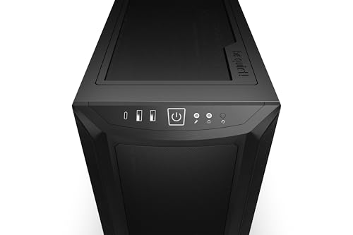 Be Quiet! Shadow Base 800 Case Pc Con Ventola Pure Wings 3 140Mm Pwm, Usb 3.2 Gen. 2 Type C, Massimo Flusso D'aria, Design Open-Mesh, Radiatori Fino A 420Mm, Pannello Laterale In Vetro Temperato - 7