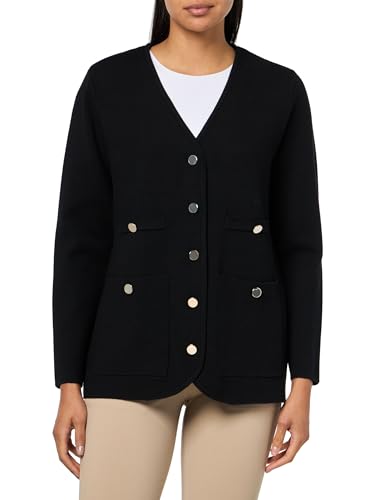 Anne Klein Women's V Neck Cardigan W/Pockets