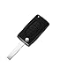 PHONILLICO Coque Clé pour Citroen C3 Picasso C5 Peugeot Expert 207 307 308 407 308SW 207SW 308CC 307CC-CE0523-3 Boutons -Modèle sans Emplacement Pile-Lame avec Rainure