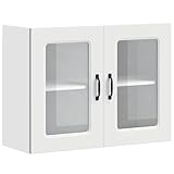 Grand espace de rangement : l'armoire murale de la cuisine offre suffisamment d'espace pour ranger des bols, assiettes, casseroles et autres appareils de cuisine