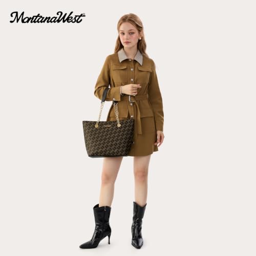 Image of Montana West Tote Bag for Women Chain Top-handle Handbags