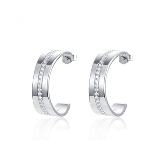 Boucles d'oreilles de fiançailles en argent 925 le cadeau de mariage idéal