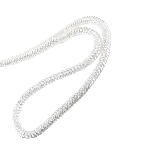 BOOMSTART Festmacherleine aus doppelt geflochtenem Nylon, 16 mm (5/8') x 7,6 m (25 ft), 38 cm (15') Auge, Bruchlast 3.500 kg (7.700 lbs), Arbeitslast 700 kg (1.540 lbs) – Für Boote bis 13,7 m (45 ft)