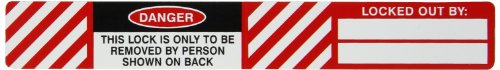 Brady LID-3 Prinzing Lockout Labels 25/Package (25 Labels per Package) image 4