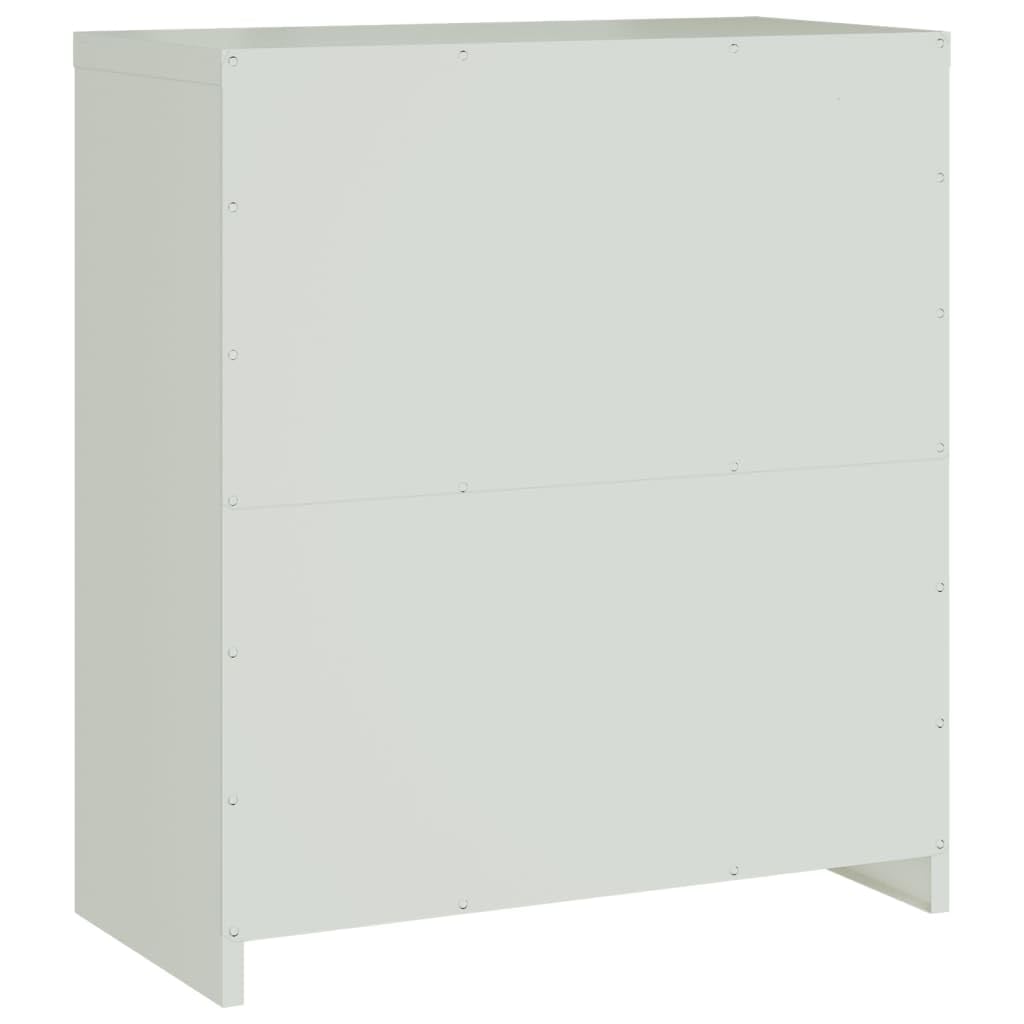 vidaXL Armario archivador de Acero Gris Claro 79x40x90 cm, archivador, Unidad de Almacenamiento, gabinete de Almacenamiento de Oficina