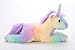 The Petting Zoo Unicorn Stuffed Animal Plushie, Ombrez Wildlife Animals, Rainbow Unicorn Plush Toy 16 inches