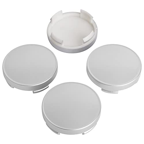 Cache-moyeux 55 mm KitsPro argentés finition soignée pour jante