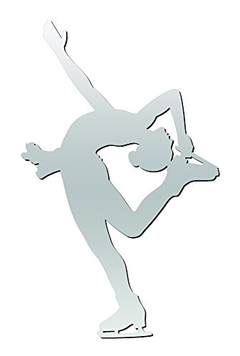A&R Sports Figure Skater Magnet & Decal, Chrome