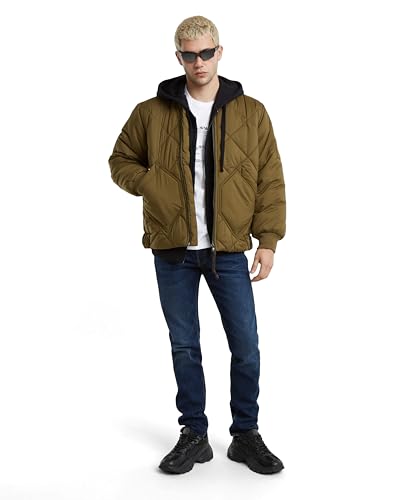 G-STAR Raw - Mens 3301 Slim Jeans, Color Worn in Dusk Blue, Size: 26W x 30L3