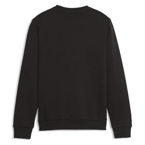 PUMA Kids Boys Essentials Two-Tone Logo Crew Neck Sweatshirt Casual - Black2