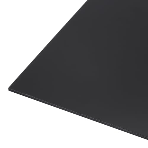 Image of 48 inch x 12 inch x 1 /4 inch HDPE Plastic Sheet, High Density Polyethylene Sheet Cutting Board Black Solid Block, [for DIY, Home Floor]