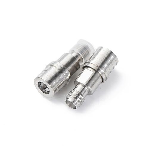 RedYutou Adaptador QMA para SMA macho QMA para conector fêmea SMA reto