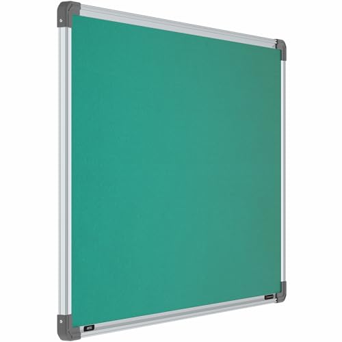Image of Scholar Art Metis 2x3 Feet Fabric Pin Board for Wall & Study Table | Vibrant & Versatile Crape Cloth + High Density Soft Board for Pinning Photos, Sticky Notes & Reminders (Emerald Green)
