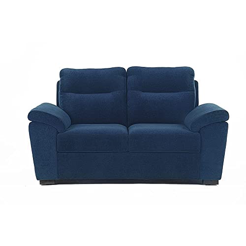 Image of Wakefit Sofa Set | 3 Year Warranty | Sofa 4 Seater, 4 Seater Sofa for Living Room, Wooden Sofa Set, Sofa Set 2+1+1 Seater - Lounger(Malphino : Cobalt Blue)