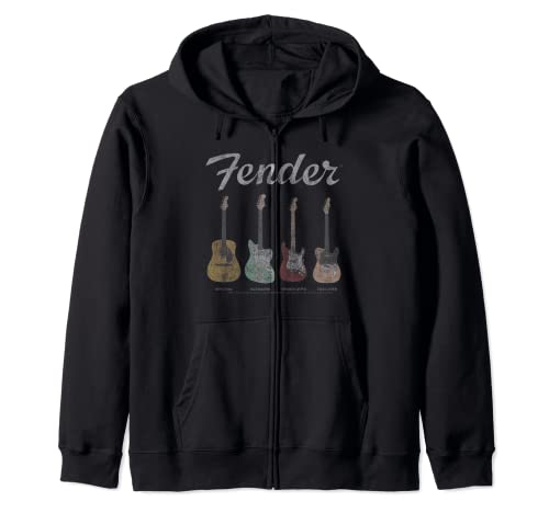 Fender Vintage Guitar Lineup Sweat à Capuche Cover