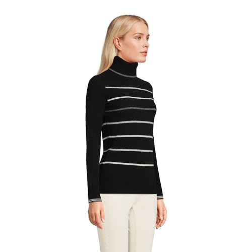 Image of Lands' End Women's Cashmere Turtleneck Sweater