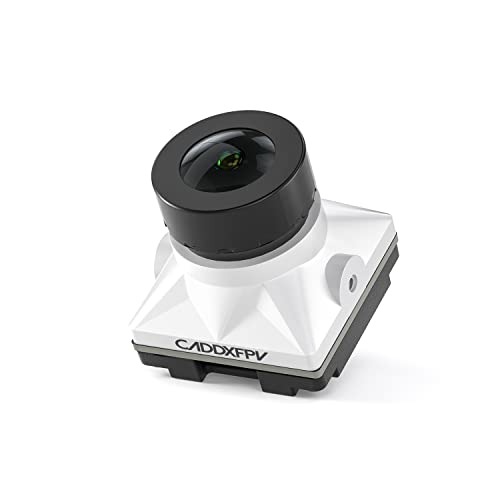 Caddx Nebula Pro FPV Camera,16:9/4:3 720p/120fps Low Latency HD Picture 1/3.2 Inch sensor F/2.1 Large Aperture 150°(D) FOV 6g FPV Camera voor FPV Drones DJI Air Unit en Caddx Vista met 12 kabel, White