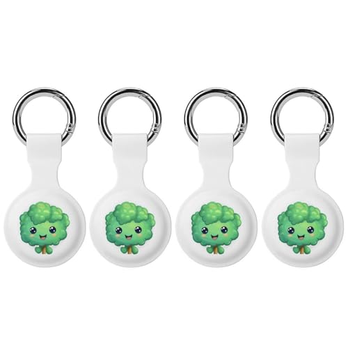 Funda de brócoli para Airtag ideal para asegurar mochilas infantiles y llaves