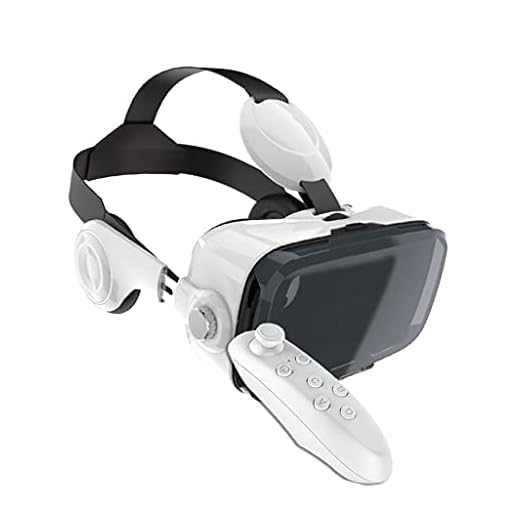 VR-headset Bluetooth fjärrkontroll Virtual Reality Headsets VR glasögon för 3D-filmspel för iPhone 12/Pro/Max/11/X/8/7/6 för Samsung S10/S9/Note10/9 Android-telefoner, 4,7–6,8 tum, H107ZJ