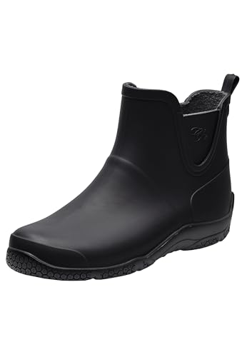 Realpaks Women's Short Rain Boots BG 8/2 - Botas de lluvia para mujer - Botas de mujer - Botas cortas de goma para mujer