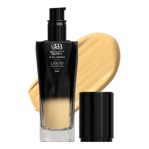 Beauty Berry Soft Moisturize Silky Liquid Foundation - 30ml: Oil-Free, Waterproof Makeup Elixir for All-Day Radiance and Flawless Beauty, F-09 (03 - Natural Beige)