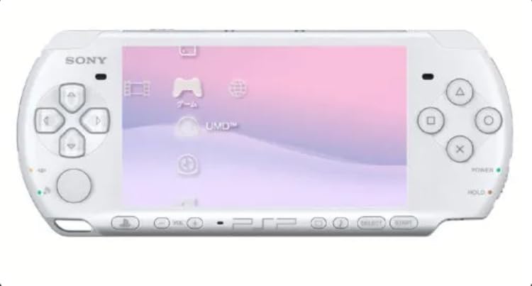 【整備済み品】 SONY ソニー PSP プレイステーション・ポータブル 白 画面交換済み 180日保証