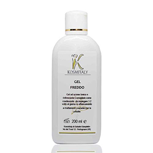 GEL FREDDO DRENANTE, ad azione tonica e rassodante. Consigliato come coadiuvante da impiegare 1-2 volte al giorno in affiancamento ai trattamenti cosmetici della cellulite.