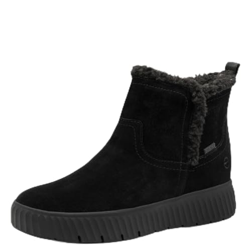 TAMARIS dam Comfort WL Boot Duo-tex snöstövlar, svart, 39 EU, svart, 39 EU