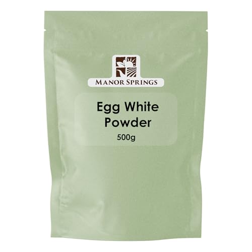 Egg White Powder 500G For Baking, Cooking, Use To Make Meringue, Royal Icing And Shakes, Protein Powder By Manor Springs