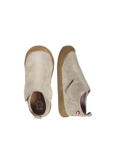 Chaussons à scratchs cuir souple bébé VERTBAUDET chaussures de marche intérieure bébé - 3