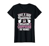 Voici À Quoi La Meilleure Coiffeuse Du Monde est le cadeau mere parfait pour tous les mères Coiffeuse pour la fête des mères ou l'anniversaire! Ce maillot Coiffeuse remplira chaque Maman Coiffeuse de fierté et elle le portera avec joie!