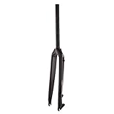 Freno: freno de disco HIOD Bicicleta Horquillas Horquilla de Bicicleta Horquilla de Fibra de Carbono 3K Horquilla de Freno de Disco de Bici de Montaña Negro,26
