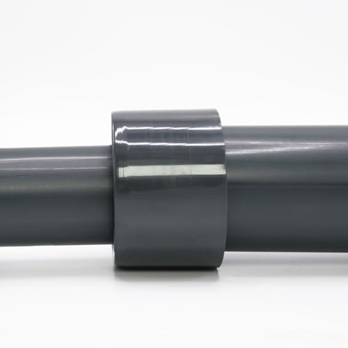 PVC-Reduzierung I 63 mm x 50 mm I Reduktionsmuffe I PVC-Rohrmuffe mit 2-Anschlüssen I Rohr-Verbindungsstück für PVC-Rohre und PVC-Fittinge I bm185